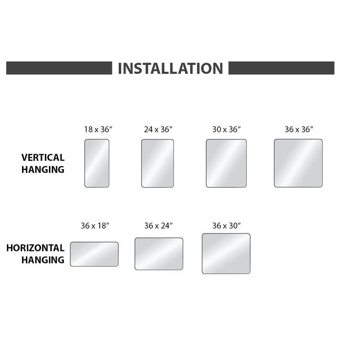 Metal Framed Mirrors FM2