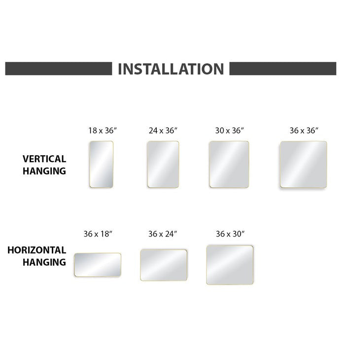 Metal Framed Mirrors FM2