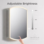 Castor LED Medicine Cabinet MCL7