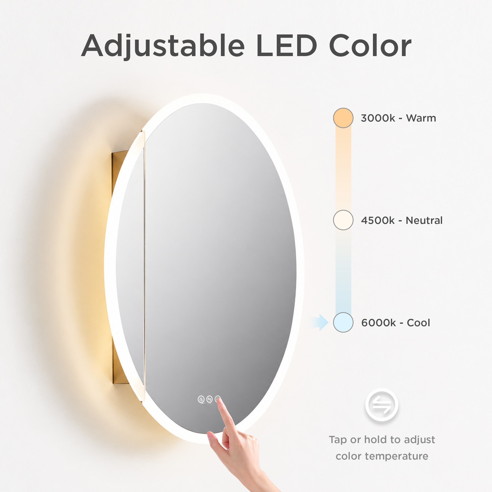 Spica LED Medicine Cabinet MCL8