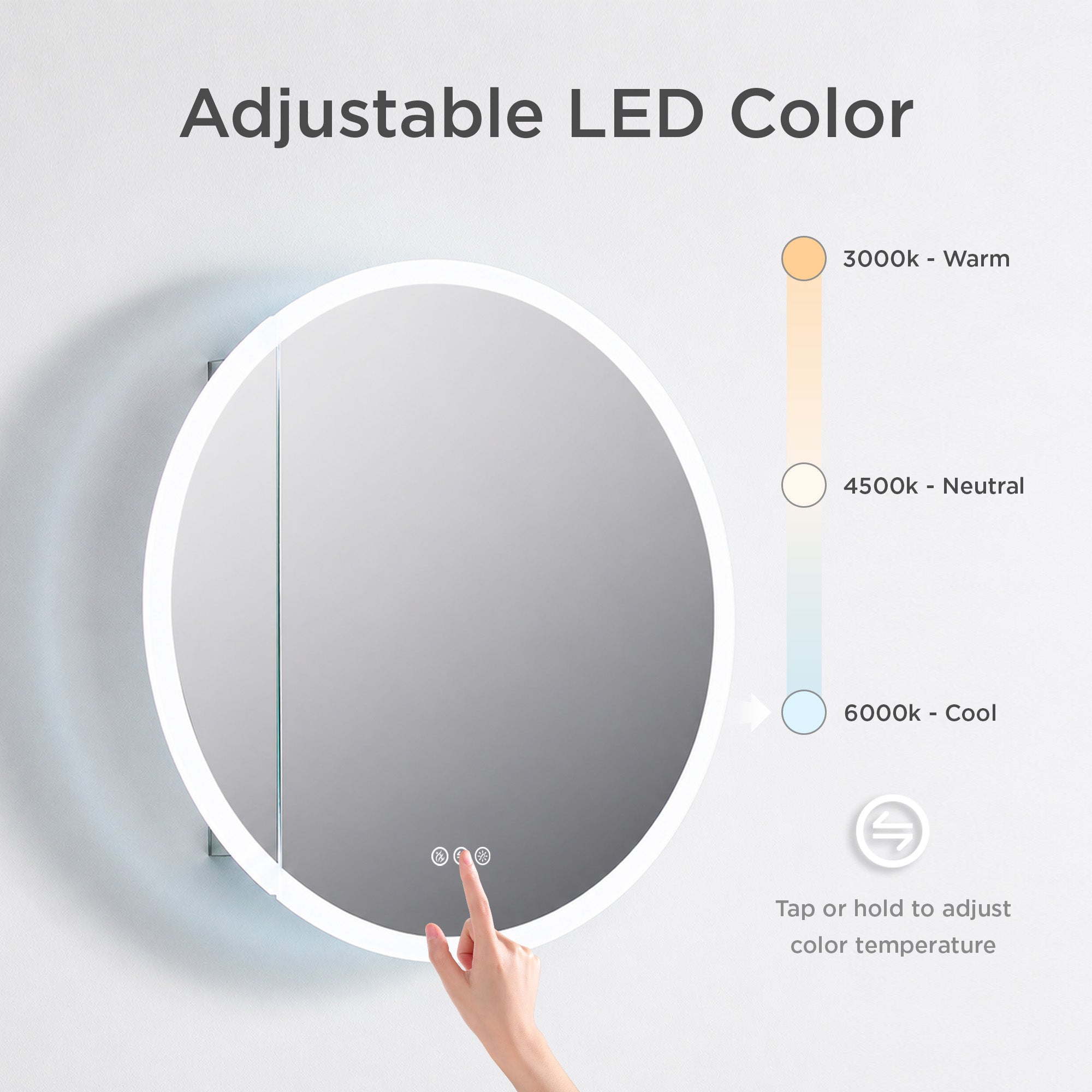 Regulus LED Medicine Cabinet MCL9